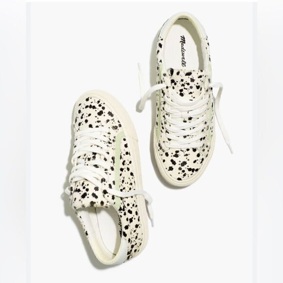 Madewell MWL Sidewalk Low Top Calf Leather Sneakers, 6.5 - Picture 2 of 11